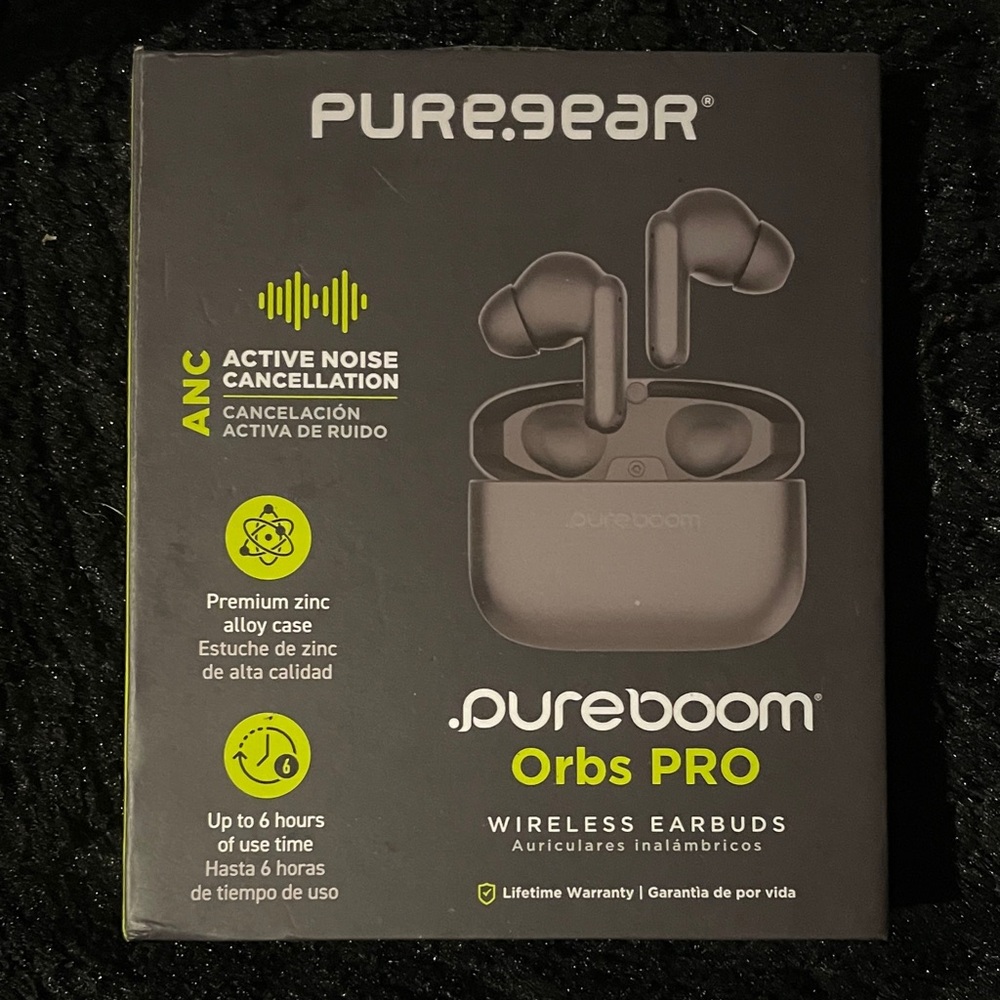 PureBoom Orbs PRO Wireless Earbuds - Black